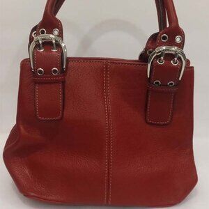 TIGNANELLO Red Leather Handbag